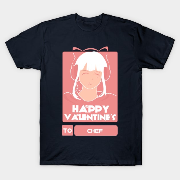 Girls in Happy Valentines Day to Chef T-Shirt by AchioSHan